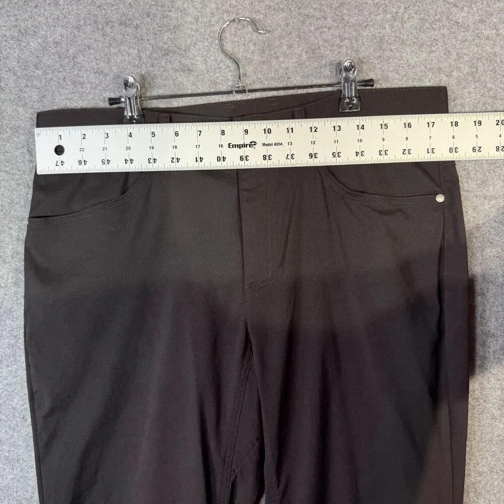 L.L. Bean Mens Explorer Ripstop‎ Pants Tapered Leg Black Color Size 34W 29L